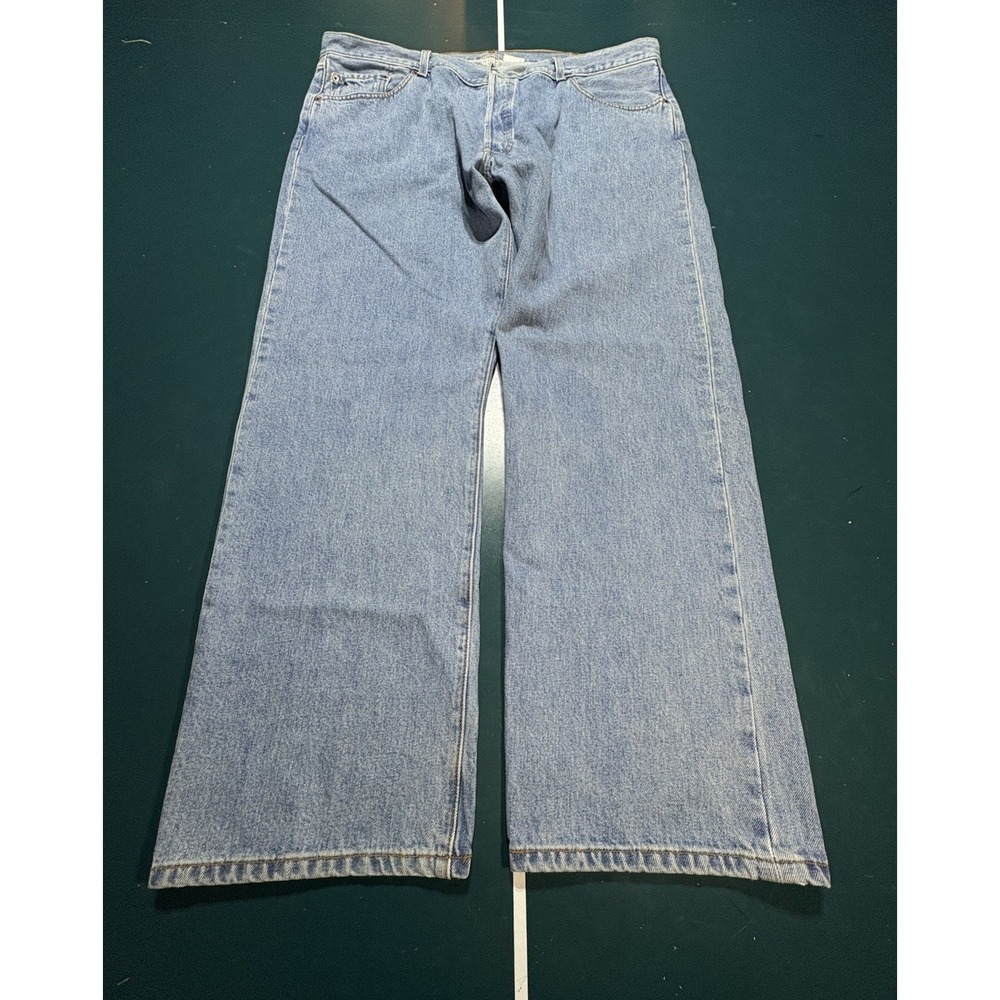 Vintage 80s Levi's 501 Button Fly Denim Jeans Straight Leg 38x30 Mint Condition - Picture 8 of 16